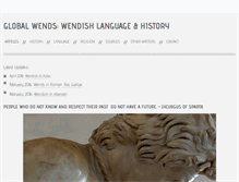 Tablet Screenshot of globalwends.com